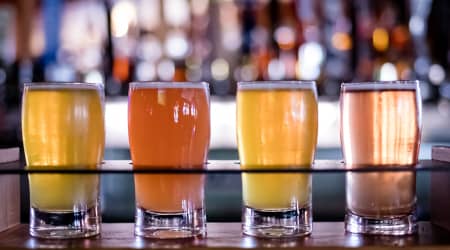 Flight of Craft Beer