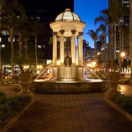 Gas Lamp Quarter in San Diego