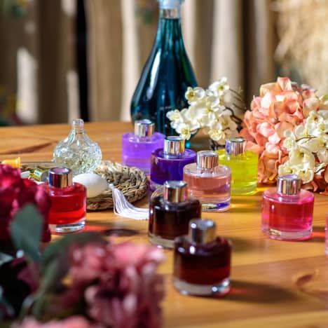 Perfumes on a Work Bench