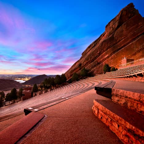 Red Rocks Amphitheatre at Sunrise