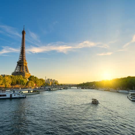 Sunset on the Seine