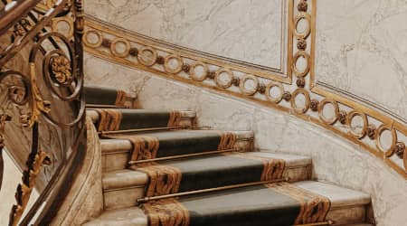 Ornate stairway in Musée Jacquemart-André