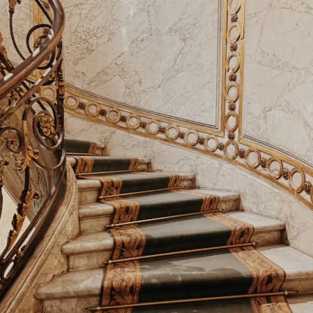 Ornate stairway in Musée Jacquemart-André