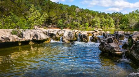 Sculpture Falls in the Barton Creek Greenbelt