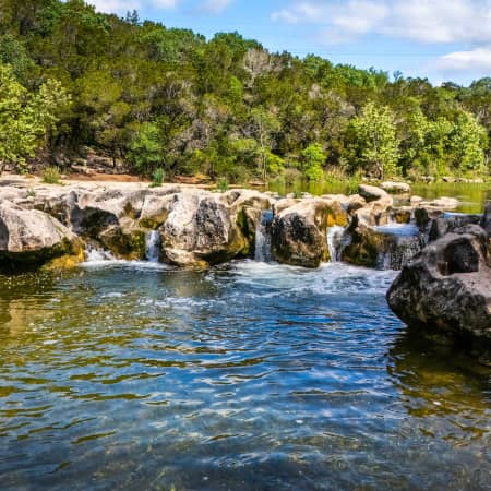 Sculpture Falls in the Barton Creek Greenbelt