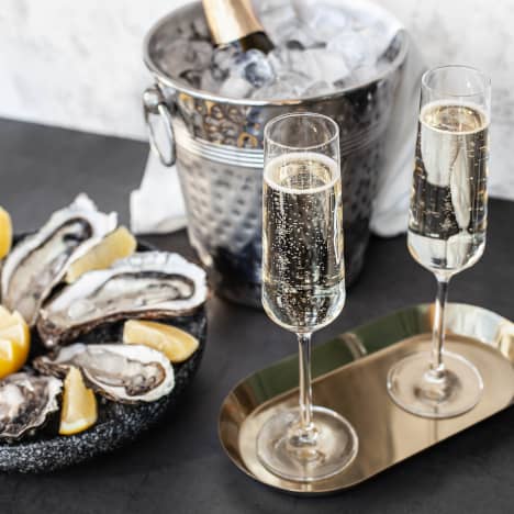 Champagne and Oysters