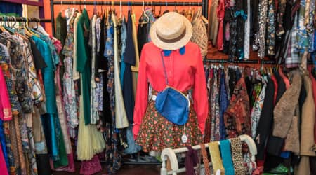 Outfit at a Vintage Store