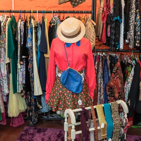 Outfit at a Vintage Store