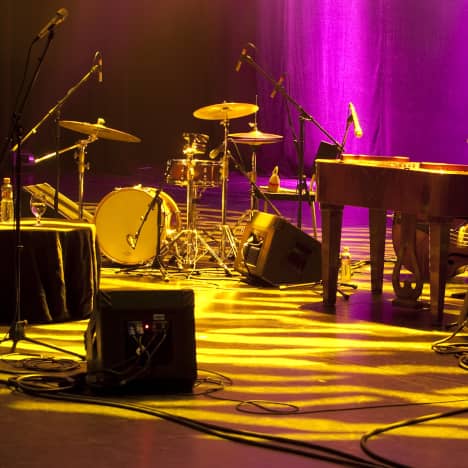 Empty Music Stage