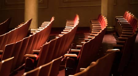 Interior of theater