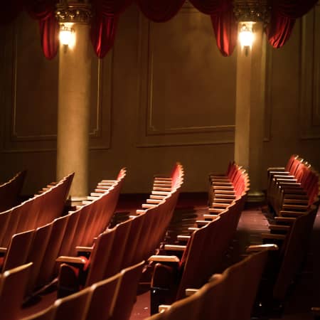 Interior of theater