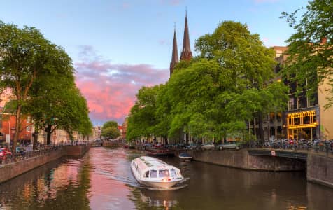 Amsterdam Canal Cruise at Sunset