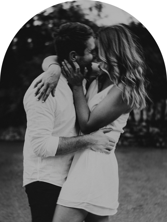 Couple dancing in public