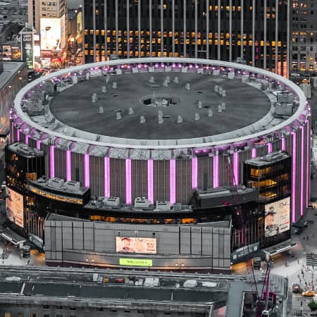 Exterior view of Madison Square Garden
